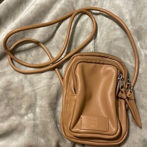 NWOT Stradivarius small camel color crossbody bag/belt bag